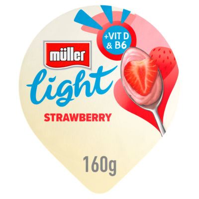 Muller Light Strawberry Yogurt 160G