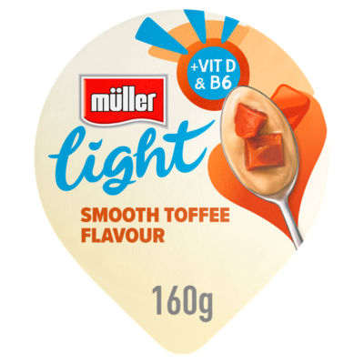 Muller Light Toffee Fat Free Yogurt 160G