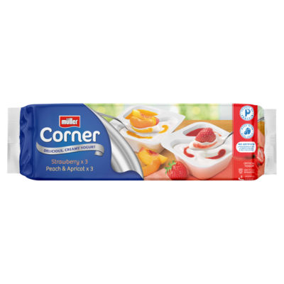 Strawberry, Peach & Apricot Yogurts