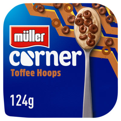 Muller Corner Toffee Hoops Yogurt 124G