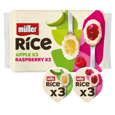 Muller Rice Low Fat Dessert - Apple & Raspberry 6 x 170g