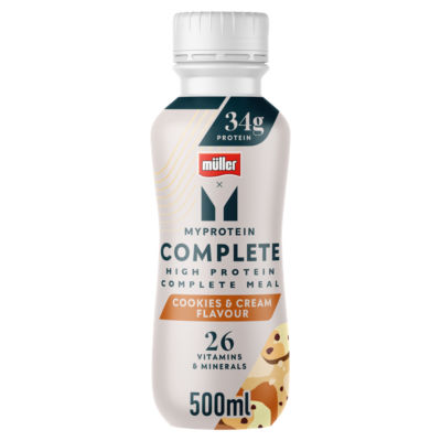 Muller x Myprotein Muller MyProtein Cookies & Cream High Protein Complete Meal Shake