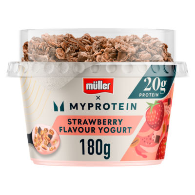 Muller Myprotein High Protein Strawberry Yogurt With Granola 180G
