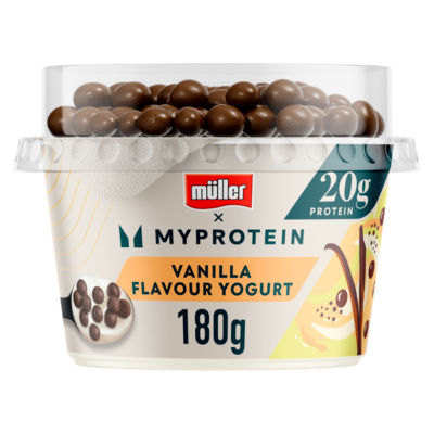 Muller Myprotein High Protein Vanilla Yogurt With Chocolate Balls