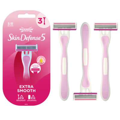 Wilkinson Sword Skin Defense 5 Disposable Razors 3 Pack