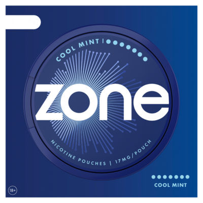 Zone Cool Mint Nicotine Pouches 17mg x 20 Pouches 14.1g
