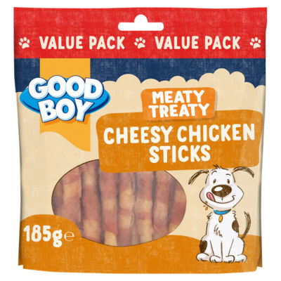 Good Boy Meaty Treaty Cheesy Chicken Sticks 185g