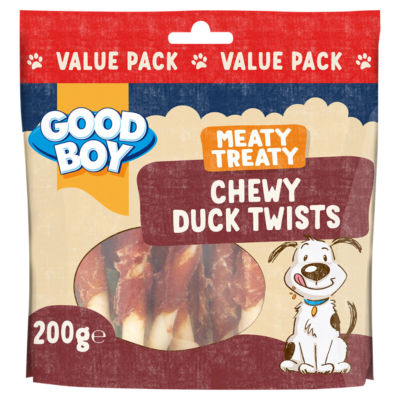 Good Boy Meaty Treaty Chewy Duck Twists Value Pack 200g