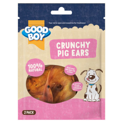 Good Boy 2 Crunchy Pigs Ears - ASDA Groceries