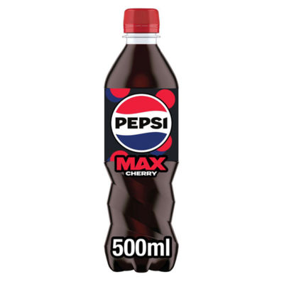 Pepsi Max Cherry No Sugar Cola Bottle 500Ml