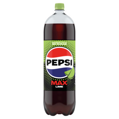 Pepsi Max Lime No Sugar Cola Bottle