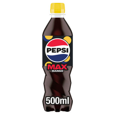 Pepsi Max Mango No Sugar Cola Bottle 500Ml