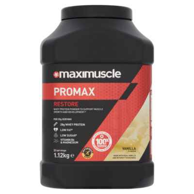 MaxiMuscle Promax Restore Vanilla Flavour