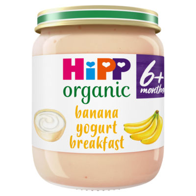 HiPP 4 Month Organic Banana Yoghurt Breakfast 125G