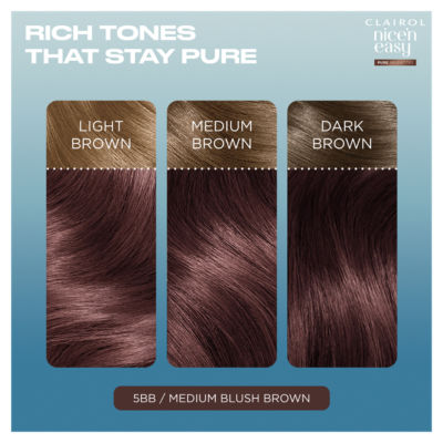 Clairol Nice'n Easy Pure Brunettes 5BB Medium Blush Brown