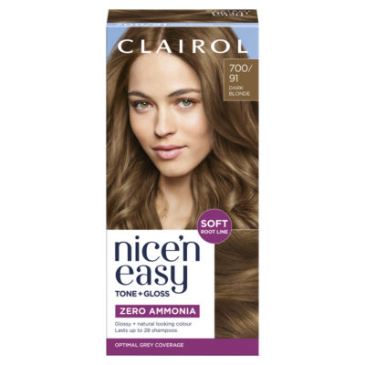 Clairol NICE'N EASY TONE+GLOSS SEMI PERMANENT HAIR DYE - 700/91 DARK BLONDE