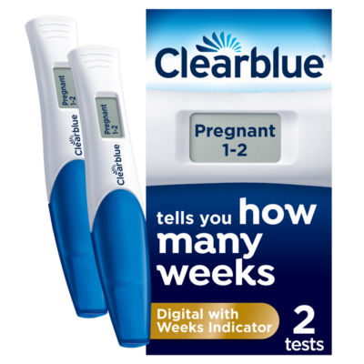 Clearblue Digital Pregnancy Test With Weeks 2 Pack