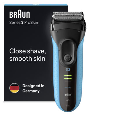 Braun Series 3+ Electric Shaver, Precision Trimmer, Wet & Dry, 3040S