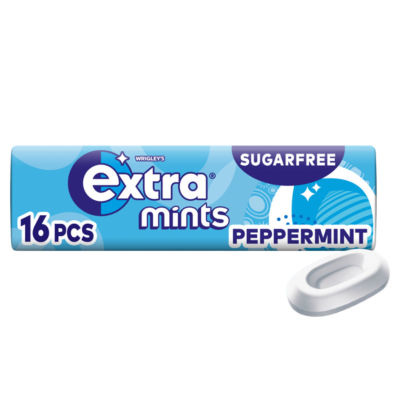 Wrigley's Extra Peppermint Sugarfree Mints 16 pieces