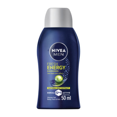 Nivea Men Fresh Energy Shower Gel 50ml