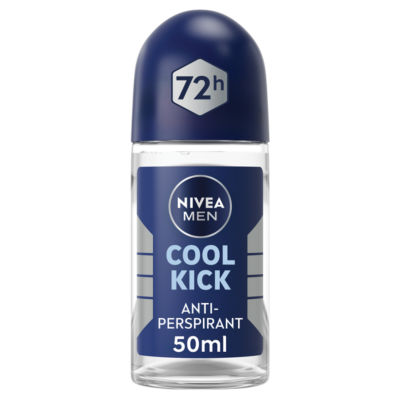 Nivea 72H Cool Kick Anti-Perspirant Deodorant Roll-On 50Ml