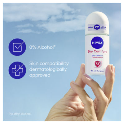 Nivea 72h Dry Comfort Anti-perspirant Roll-on 50ml 50ML