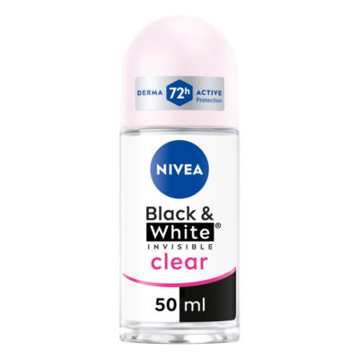 Nivea Black & White Invisible Clear 72H Anti-Perspirant Deodorant 50Ml