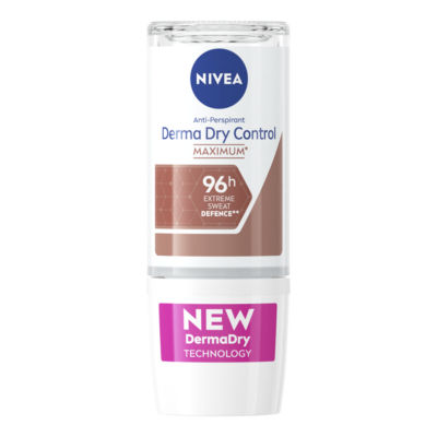 Nivea Derma Dry Control 96h Maximum Anti-Perspirant Roll-on  50ML