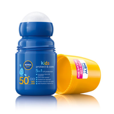 Nivea Sun Nivea Kids Protect & Care Roll-On Sun Cream Spf50+ 50Ml