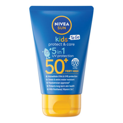 Nivea Kids Protect & Care To Go Sun Cream Spf50+, 50Ml 50Ml