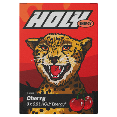 Holy Energy Energy Cherry Flavour 21g (3x7g)