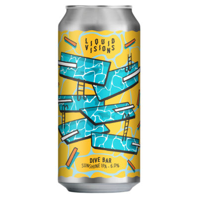 Liquid Visions Dive Bar Sunshine IPA 440ml product image