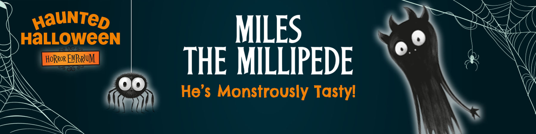 Haunted Halloween - Miles the Millipede Cake