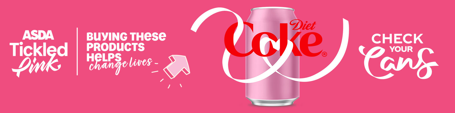 Asda Tickled Pink -  Diet Coke