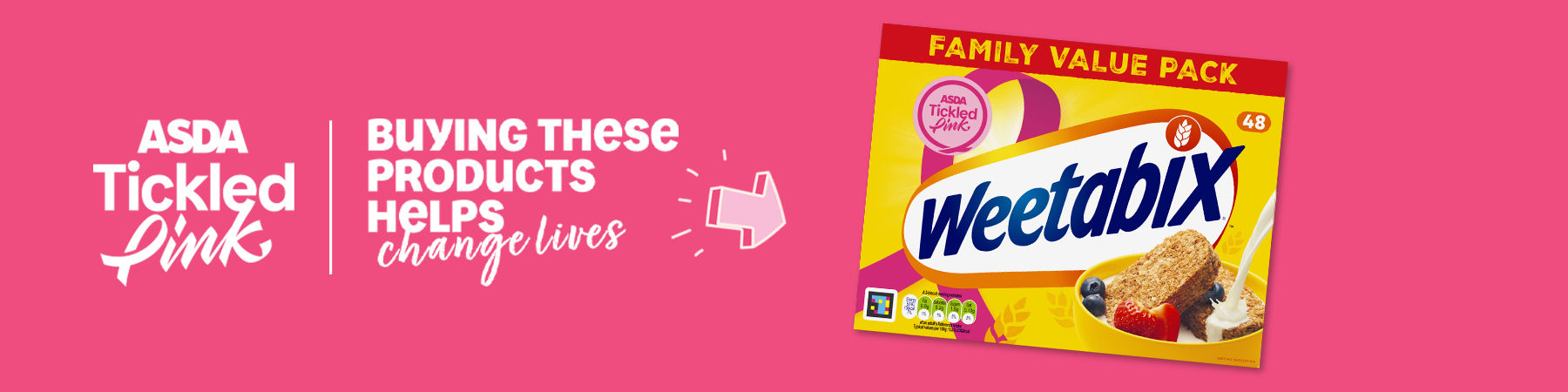 Asda Tickled Pink -  Weetabix