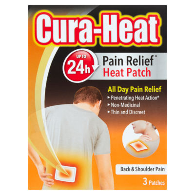 Cura-Heat Pain Relief Heat Patch 3s