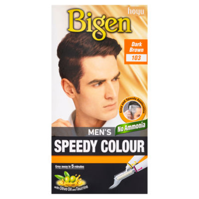 Bigen Men's Speedy Colour 103 Dark Brown