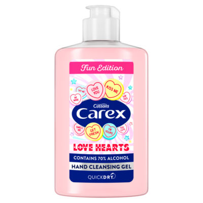 Carex Cleansing Hand Gel Love Hearts 300ml