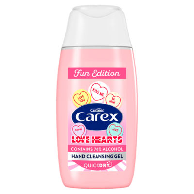 Carex Hand Cleansing Gel Love Hearts 50Ml