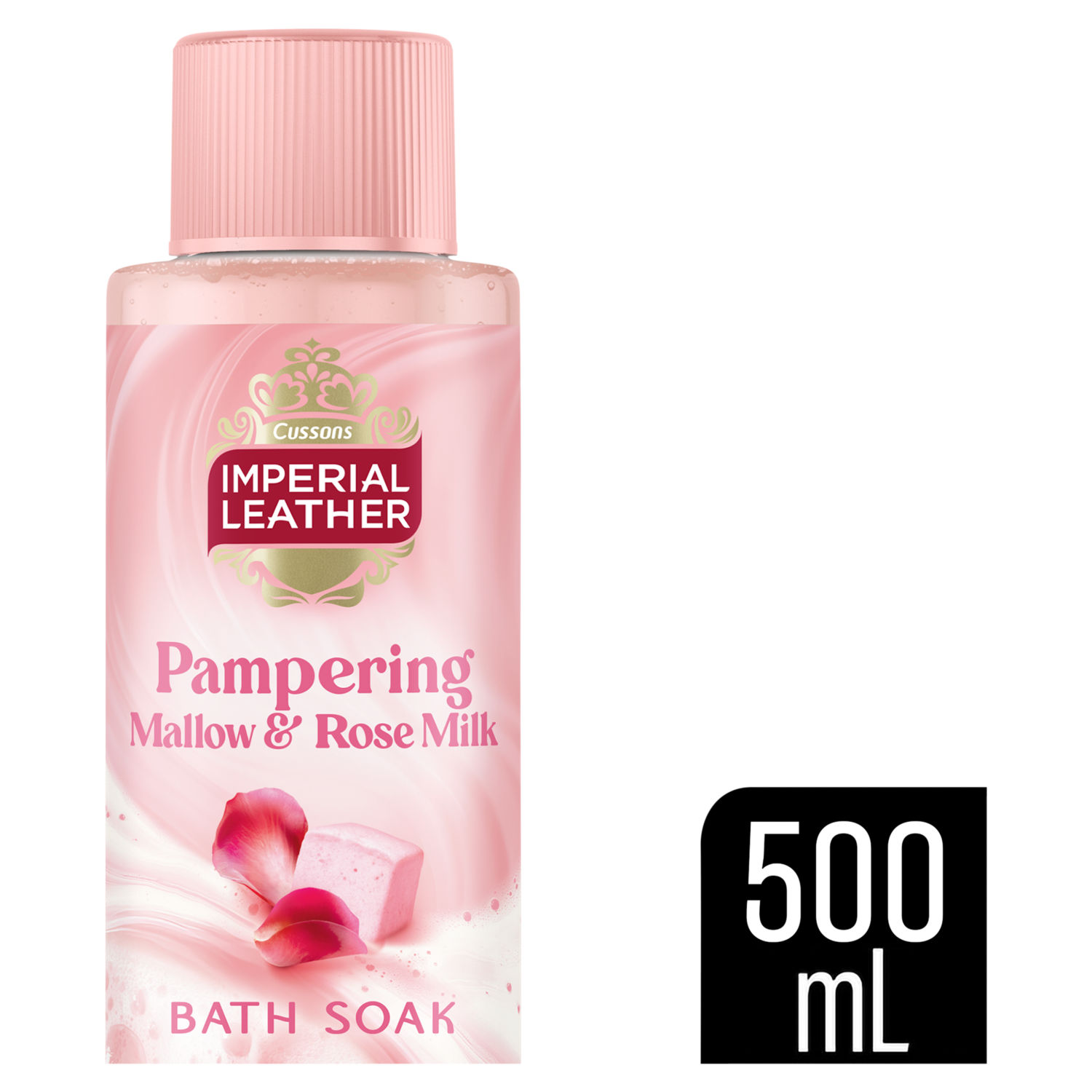 Imperial Leather Pampering Mallow Rose Milk Bath Soak 500ml