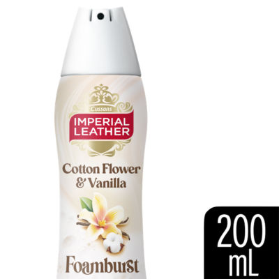 Imperial Leather Cotton Flower & Vanilla Foamburst Body Wash Foaming Shower Gel 200Ml