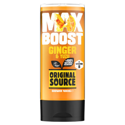Original Source MAX BOOST GINGER & YUZU SHOWER GEL 400ML