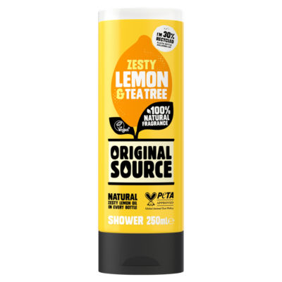Original Source Zesty Lemon & Tea Tree Shower Gel Body Wash 250Ml