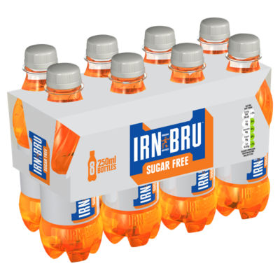 Irn-Bru Sugar Free Soft Drink 8 x 250ml