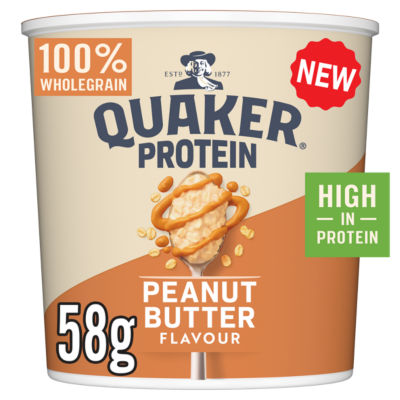 Quaker Protein Porridge Pot - Peanut Butter Flavour 58g
