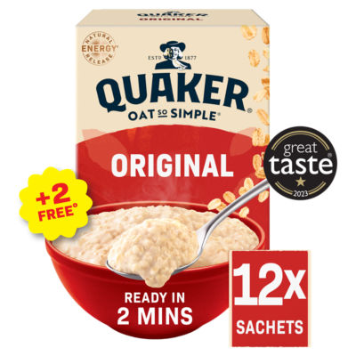 Quaker Oat So Simple Original 12 Sachets
