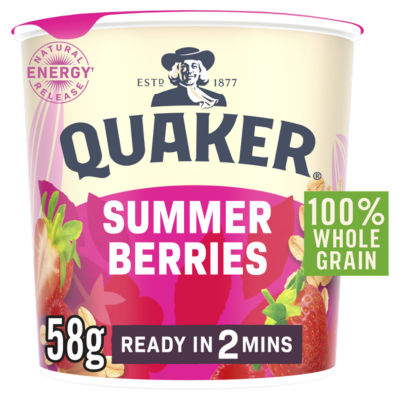 Quaker Oat So Simple Summer Berries Porridge Pot 58g