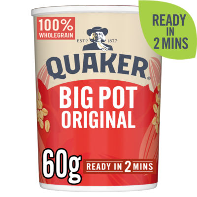 Quaker OSS Original Oats Big Pot 60g