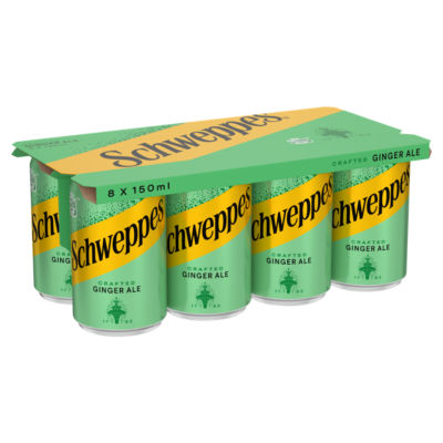 Schweppes Ginger Ale 8 x 150ml