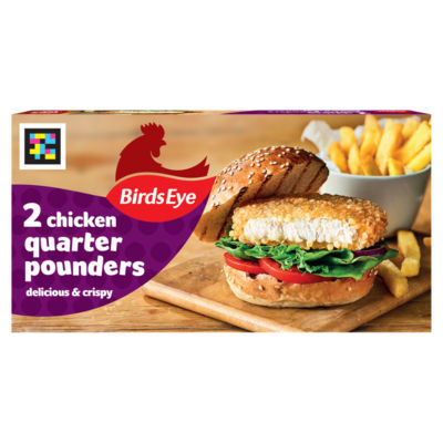 Birds Eye chicken quarter pounders